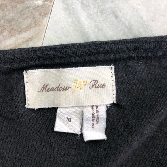 Anthropologie Meadow Rue Embroidery Peplum Tank - Picture 3 of 6